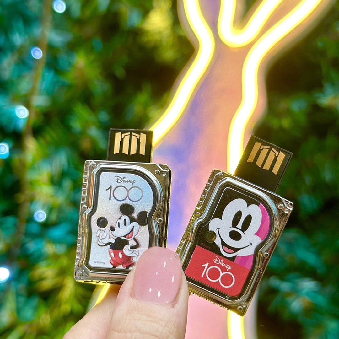 毕业季【童趣生活】迪士尼100周年米奇迷你硬盘造型碟32GB-任选 - U盘 - 其他材质 红色