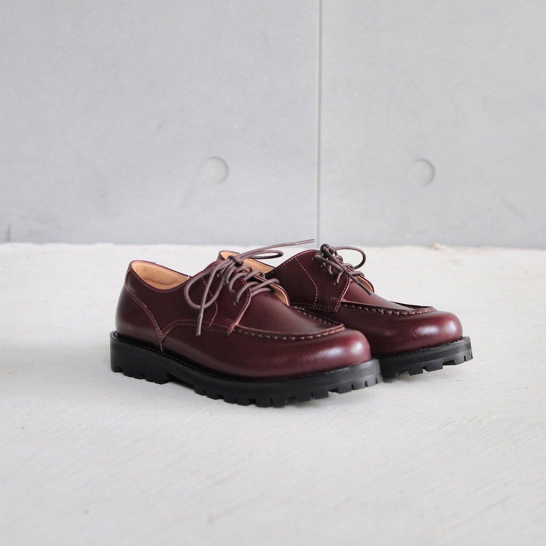 红咖啡__U-Tip Shoes A2318 (黑、红咖啡 2色) - 其他女款皮鞋 - 真皮 咖啡色