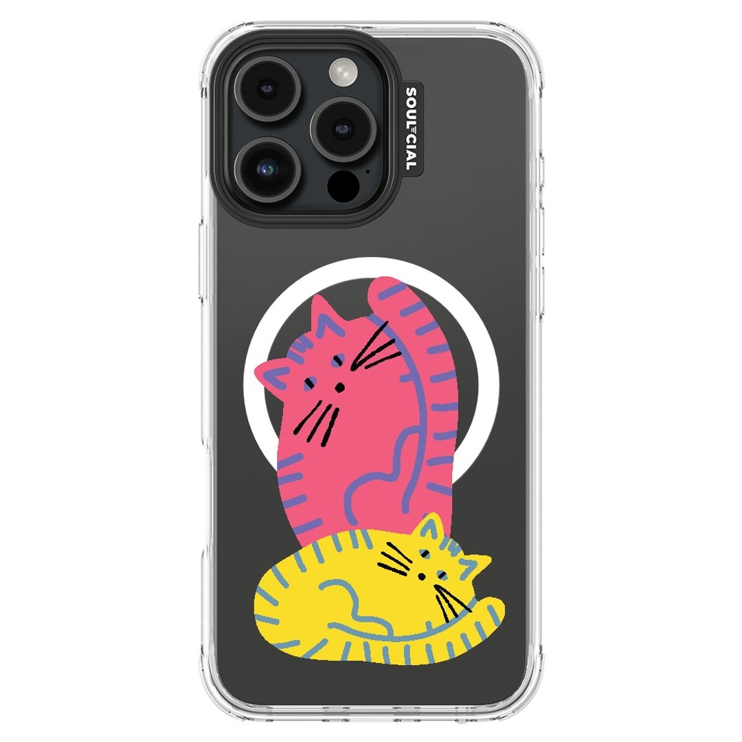 Catitude 萌萌猫态 iPhone 16 手机壳 MagSafe磁吸保护壳 手机套 - 手机壳/手机套 - 其他材质 
