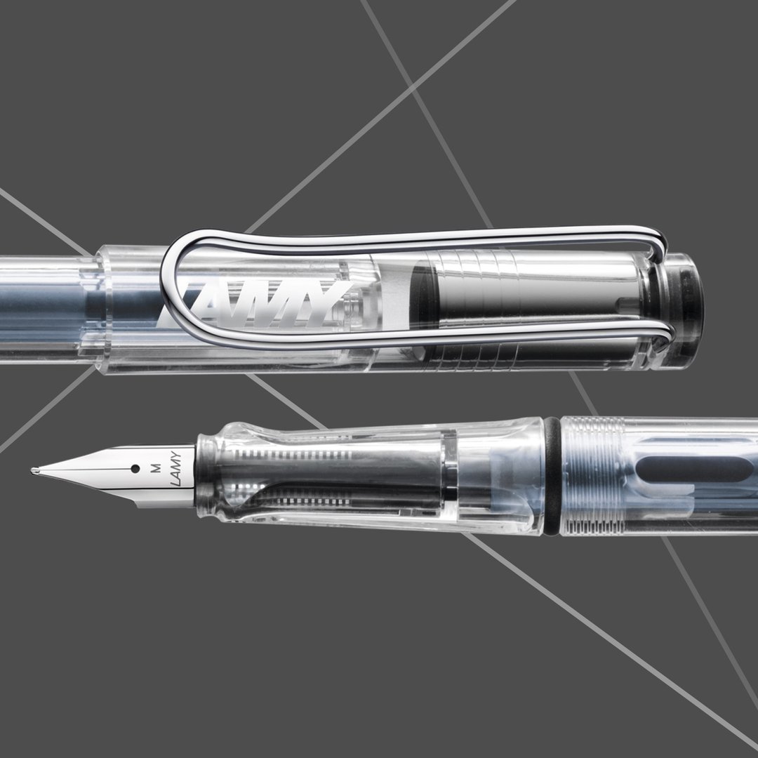 LAMY 七彩钢笔礼盒 / vista 自信者系列 -单笔 - 透明 - 可刻字 - 钢笔 - 塑料 透明