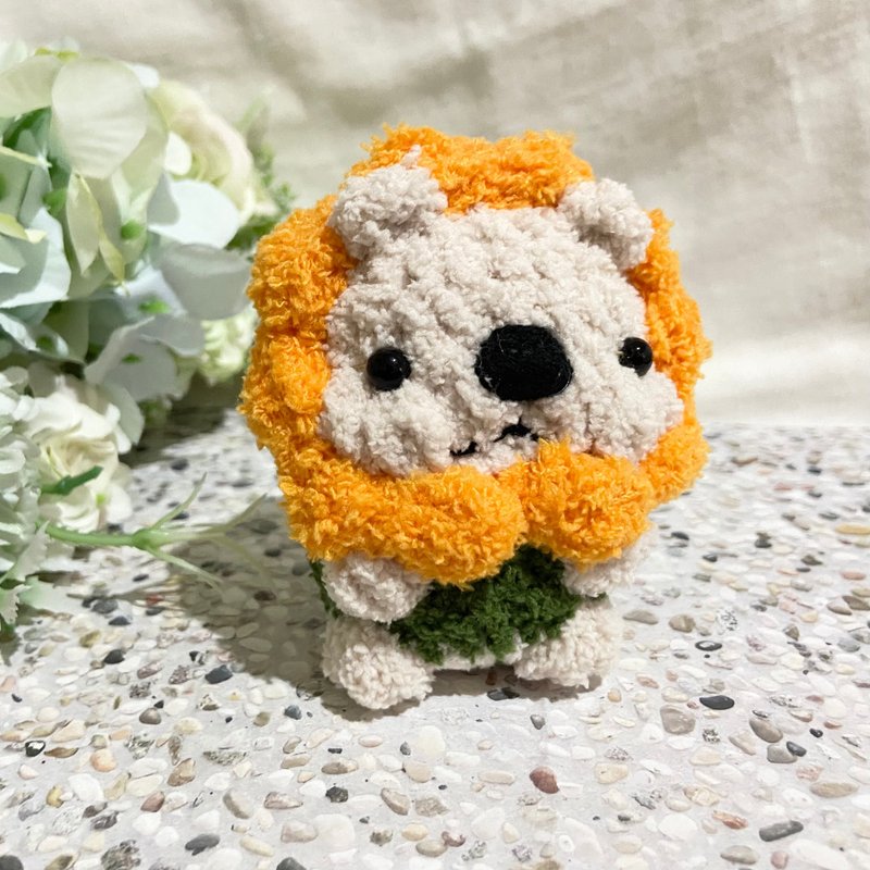 狮子造型钥匙圈吊饰钥匙收纳包大头零钱包 - 钥匙链/钥匙包 - 其他材质 