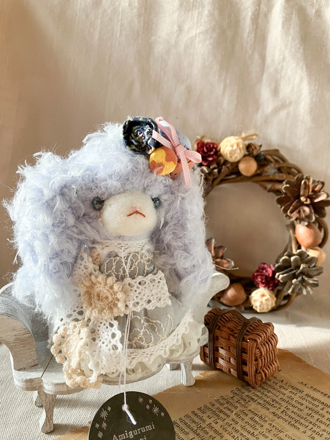 Amigurumi 娃娃 [甜仙子] Lopyear 的迷你娃娃 - 玩偶/公仔 - 聚酯纤维 蓝色