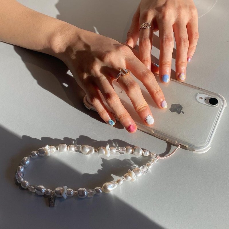 ALL-WHITE PHONE STRAP - 其他 - 其他材质 