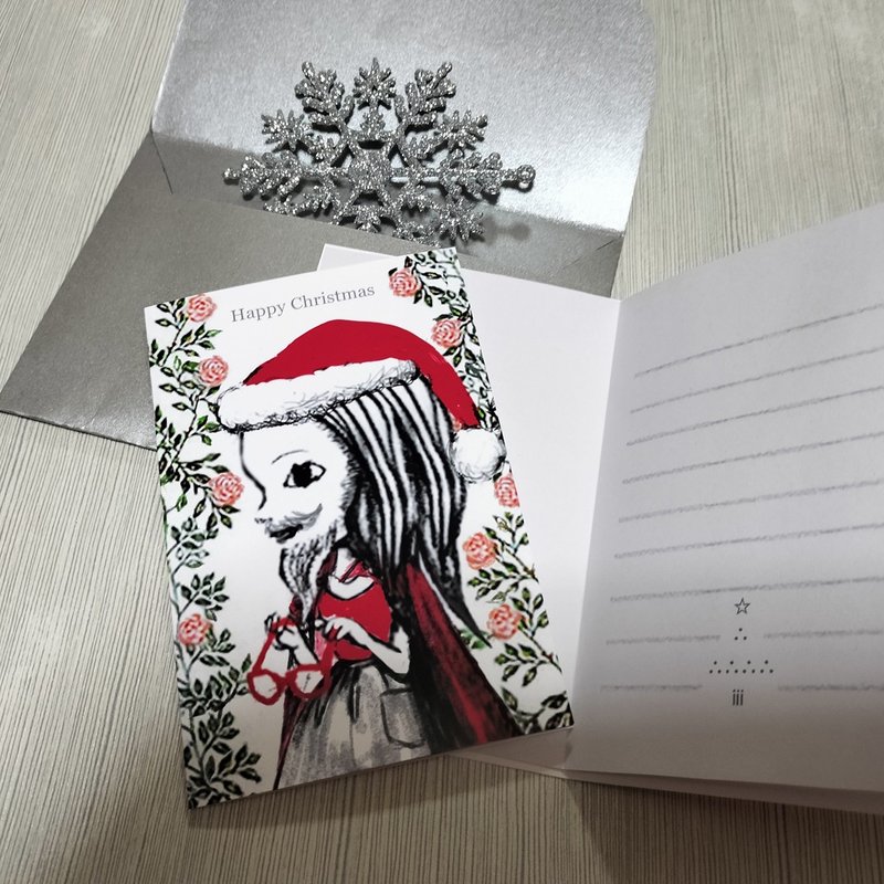 冬季问候卡组 - 卡片/明信片 - 纸 银色