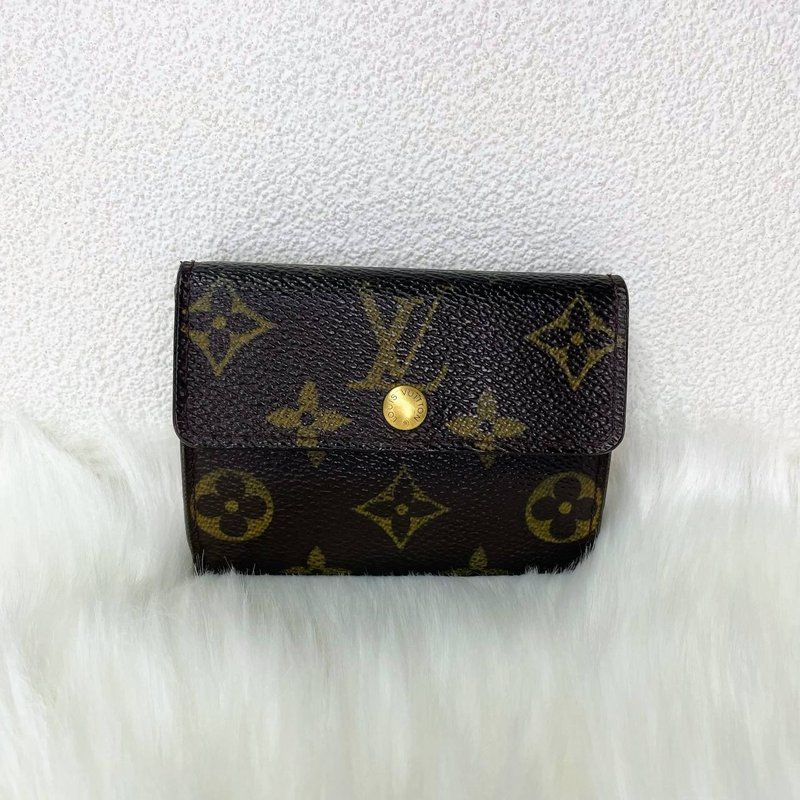 LOUIS VUITTON 路易威登 Portomonepura 双边零钱包 - 零钱包 - 其他材质 咖啡色