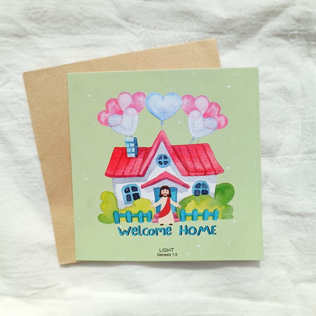 Welcome Home回家万用小卡/福音/基督教卡片/受洗/幸福小组 - 卡片/明信片 - 纸 