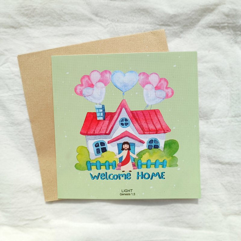 Welcome Home回家万用小卡/福音/基督教卡片/受洗/幸福小组 - 卡片/明信片 - 纸 