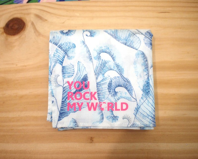 伦敦LIBERTY- 最个性的环保选择- - FRANCES EVE手帕 - 手帕/方巾 - 棉．麻 蓝色