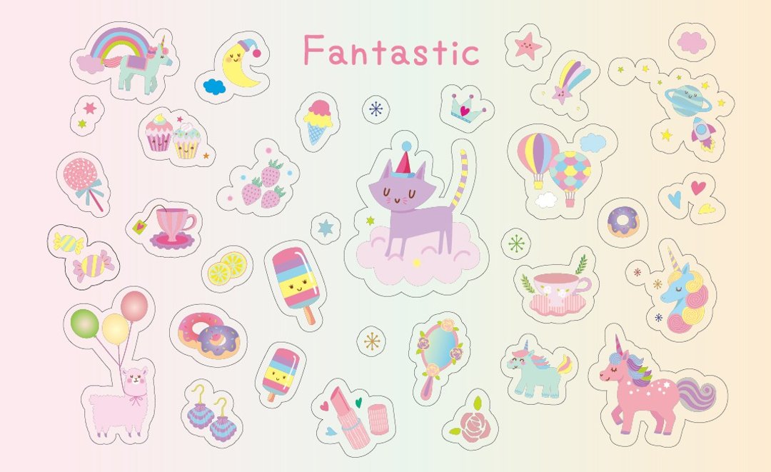 高质感透明防水贴纸-Fantastic Clear Sticker - 贴纸 - 防水材质 透明