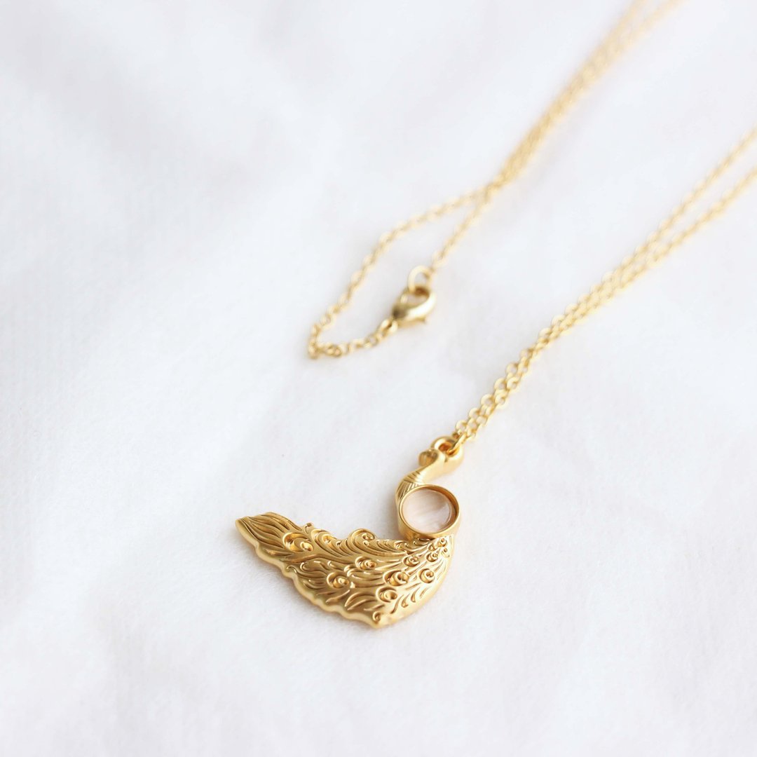 【卡片项链Card Necklace】台湾 国立历史博物馆 百鸟朝凤 - 项链 - 其他材质 卡其色