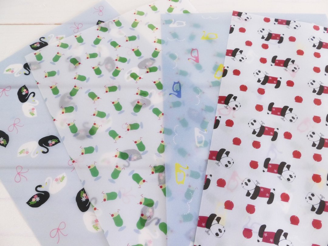 Set of 8 tracing papers - 包装材料 - 纸 多色