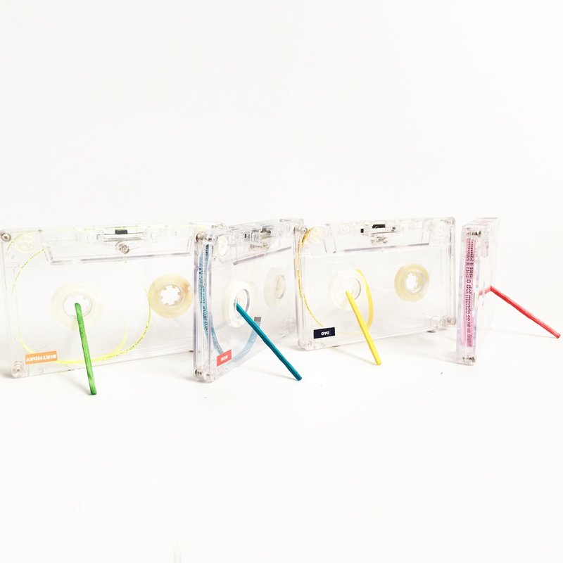 Beyond 歌詞卡带贺卡 | 情人礼物 | 爸爸生日小卡 | 情人节卡片 - 卡片/明信片 - 塑料 