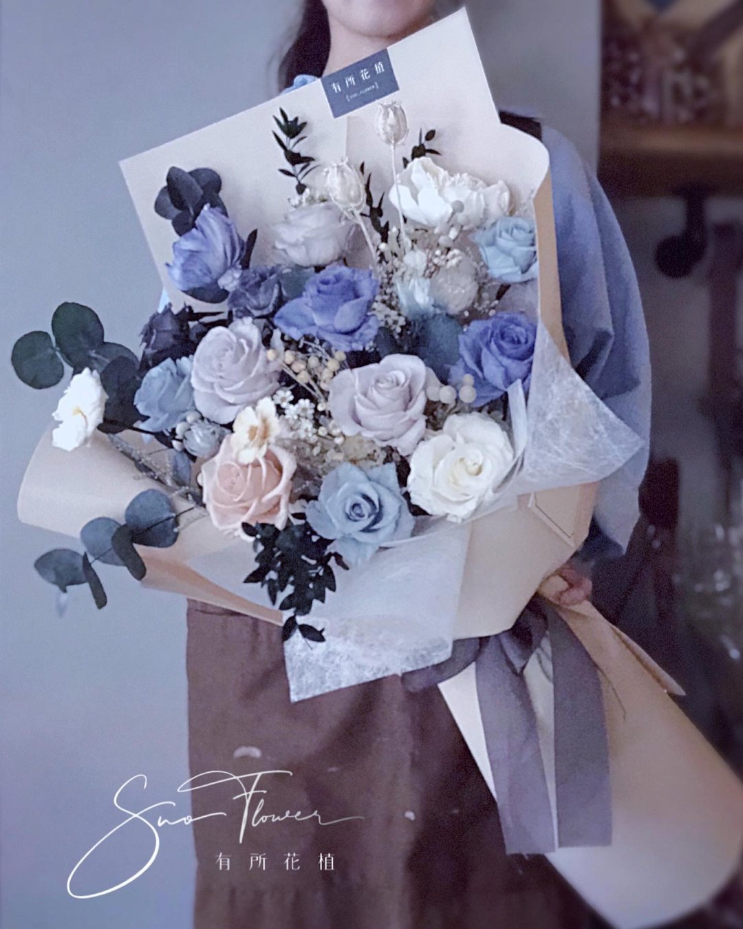 不凋花永生花束/告白花束/求婚花束/生日礼物/毕业花束 - 干燥花/捧花 - 其他材质 