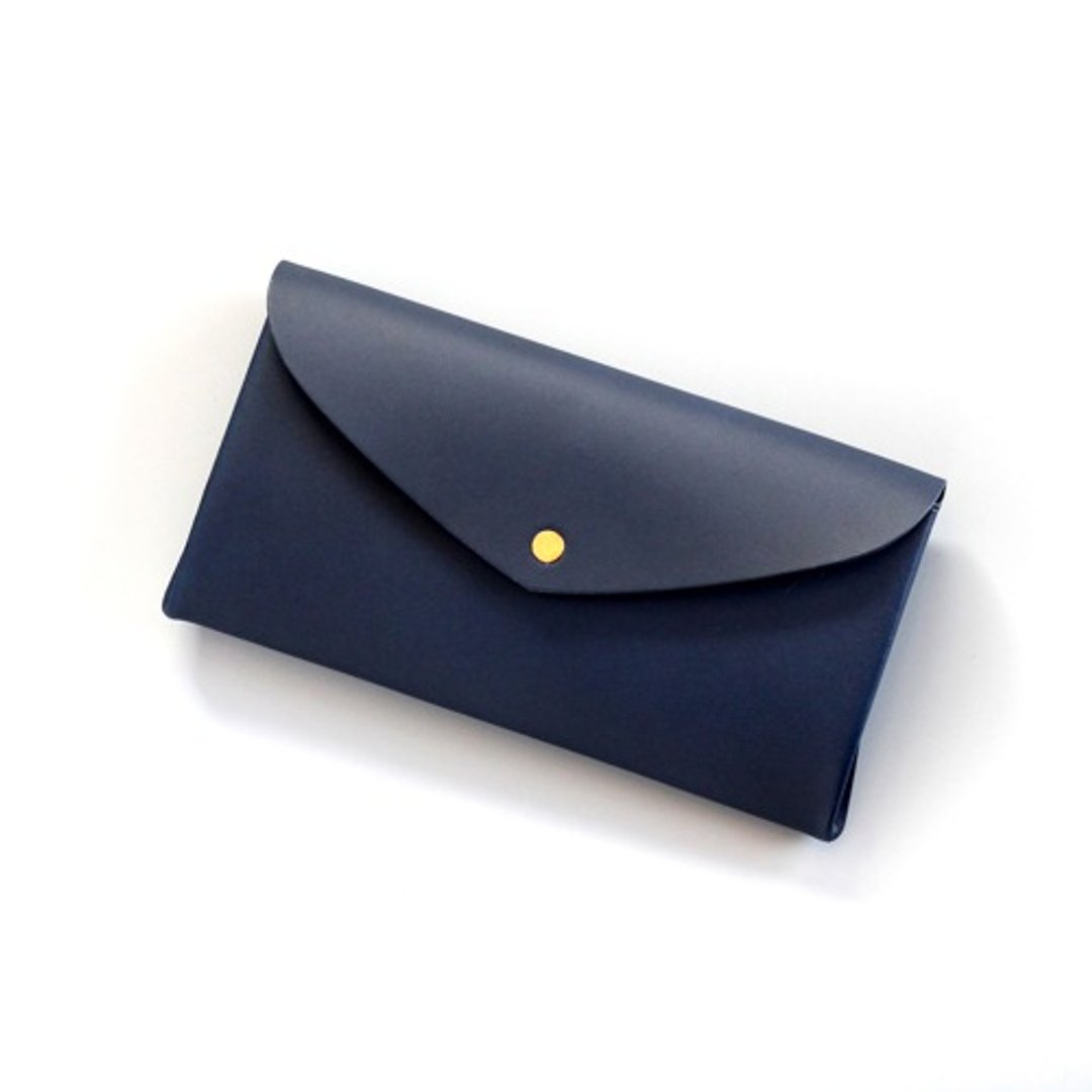 basic long wallet # navy / basic long wallet #navy - 皮夹/钱包 - 真皮 