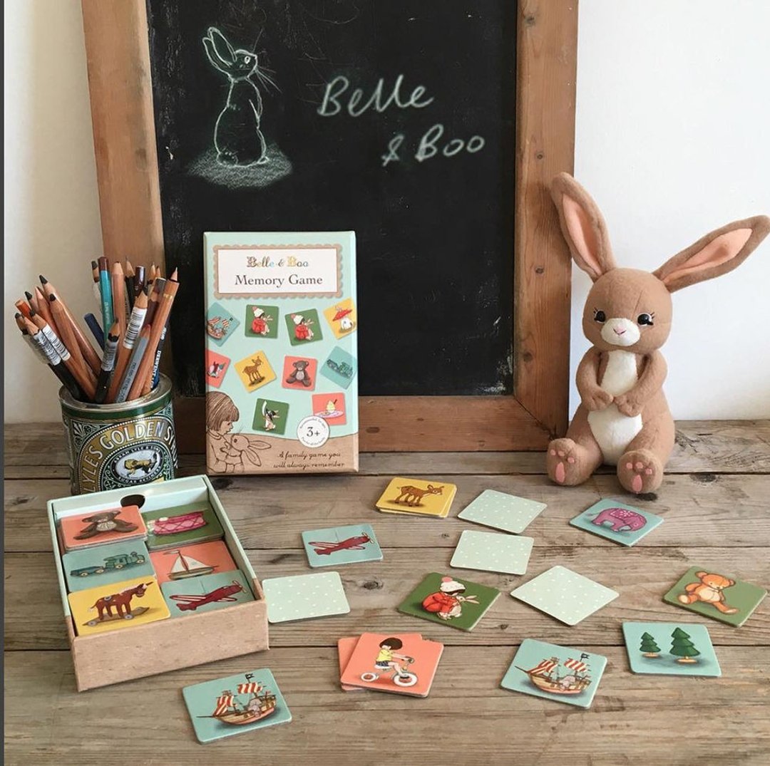 Belle&Boo 波波兔玩偶与记忆卡组合 - 玩具/玩偶 - 纸 多色