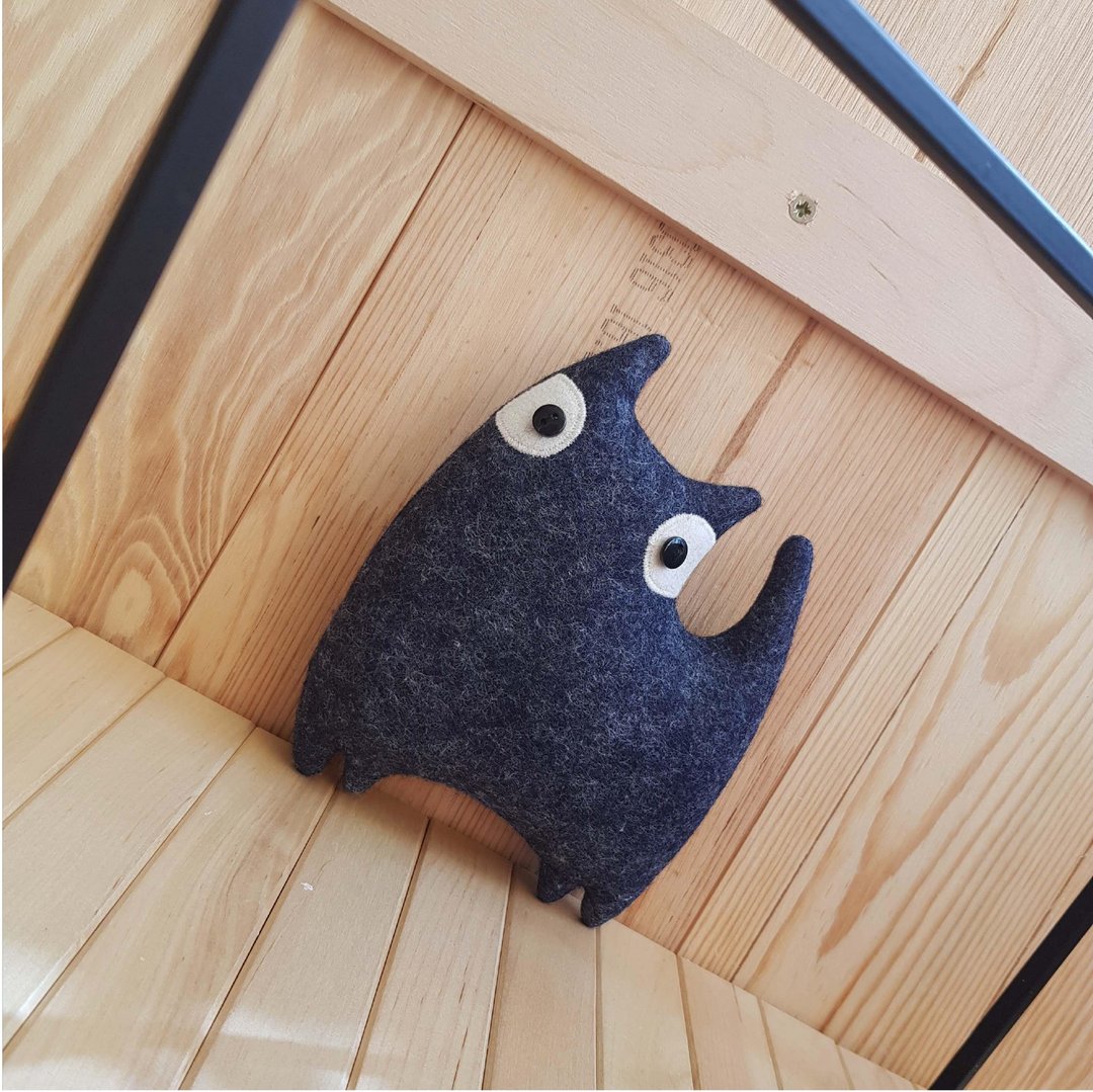 Felt doll cat sewing pattern PDF soft toy tutorial in English digital product - 手工艺教程/工具书 - 其他材质 