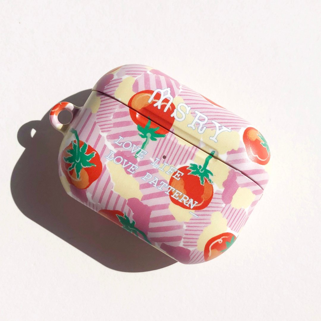 番茄野餐 印花 | AirPods 耳机壳 - 耳机收纳 - 塑料 多色