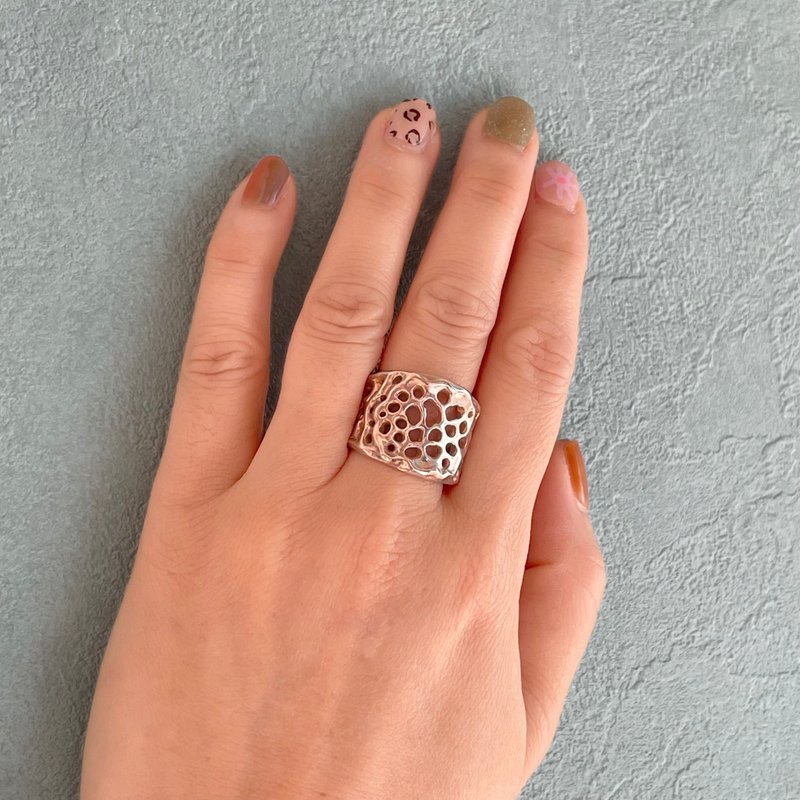 to the sea ring - 戒指 - 纯银 银色