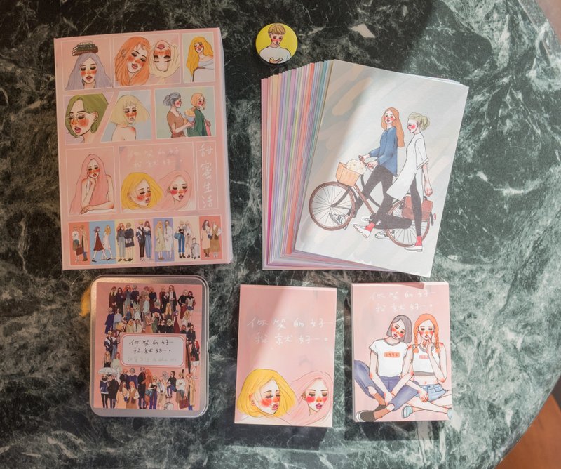 甜蜜生活五周年纪念礼盒组 - 其他 - 纸 粉红色