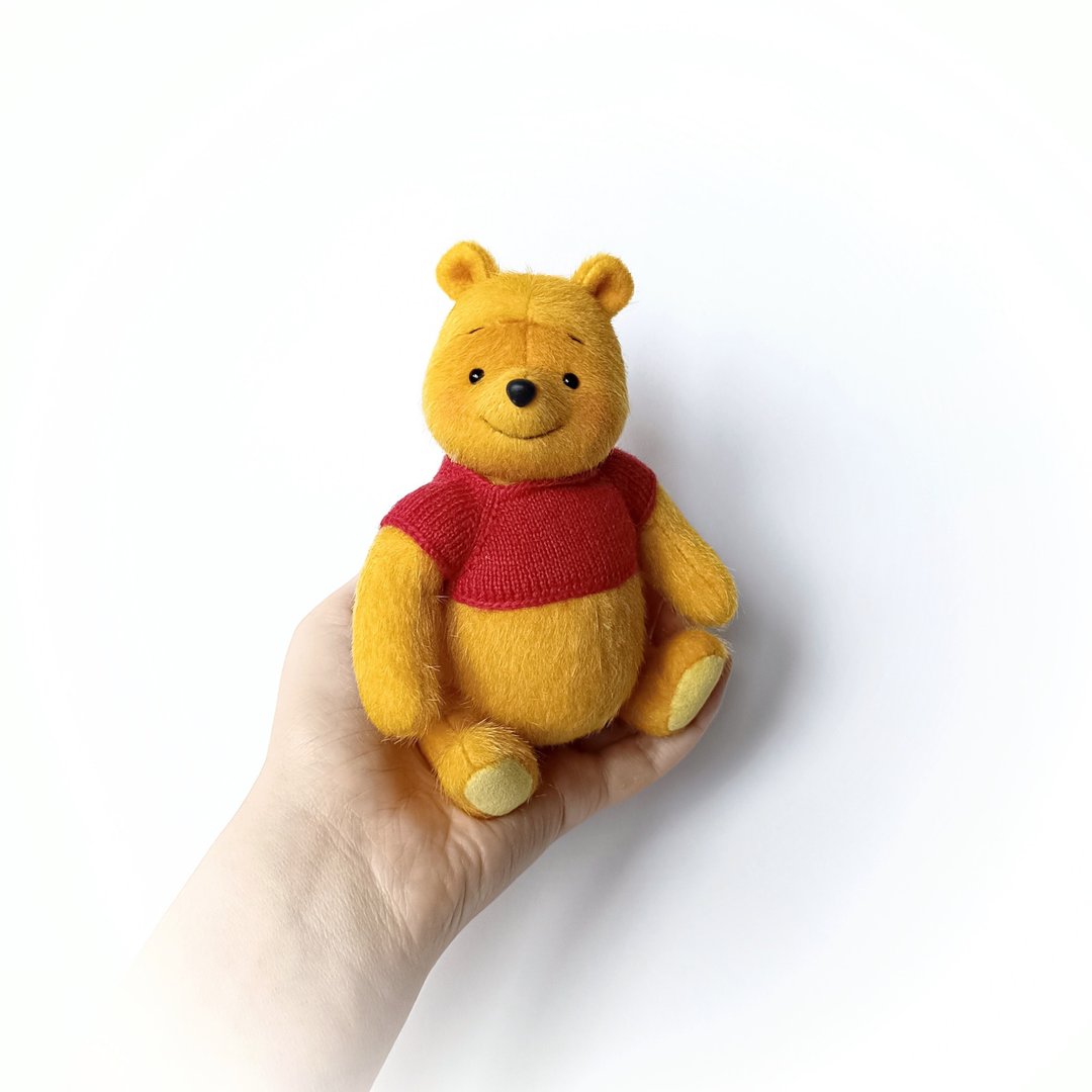 小熊维尼玩具 - 玩偶/公仔 - 其他材质 黄色