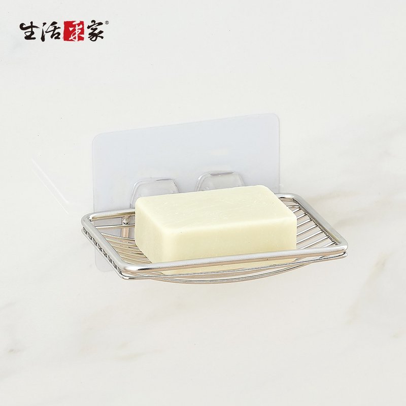 SHCJ生活采家 LuxiRack 壁挂肥皂架 台湾制304不锈钢 - 置物架/篮子 - 不锈钢 银色