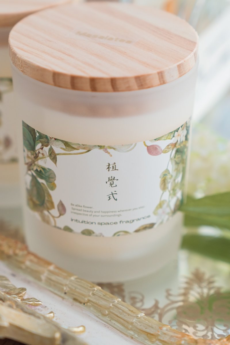 植觉式-香氛蜡烛-Flora森林女神 - 蜡烛/烛台 - 玻璃 