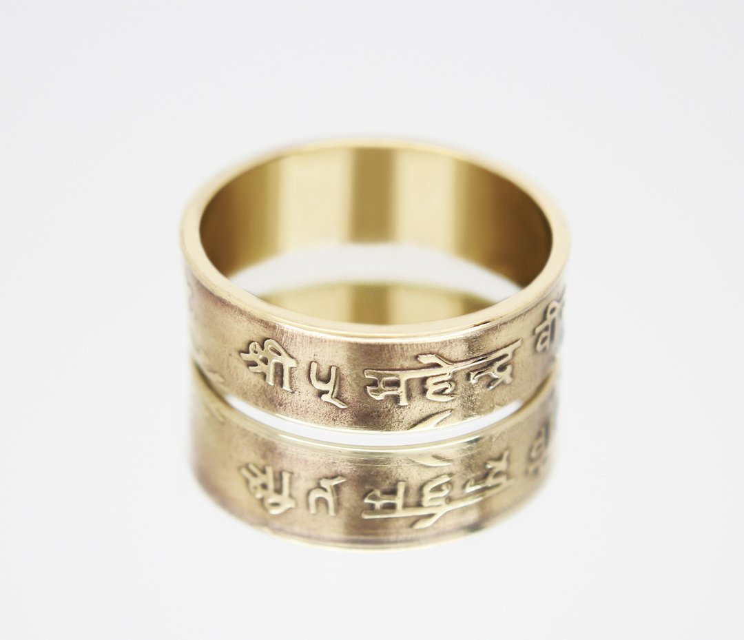 Nepal Coin Ring 10 pais 1964-1966 coin rings for men coin rings for women - 戒指 - 其他金属 