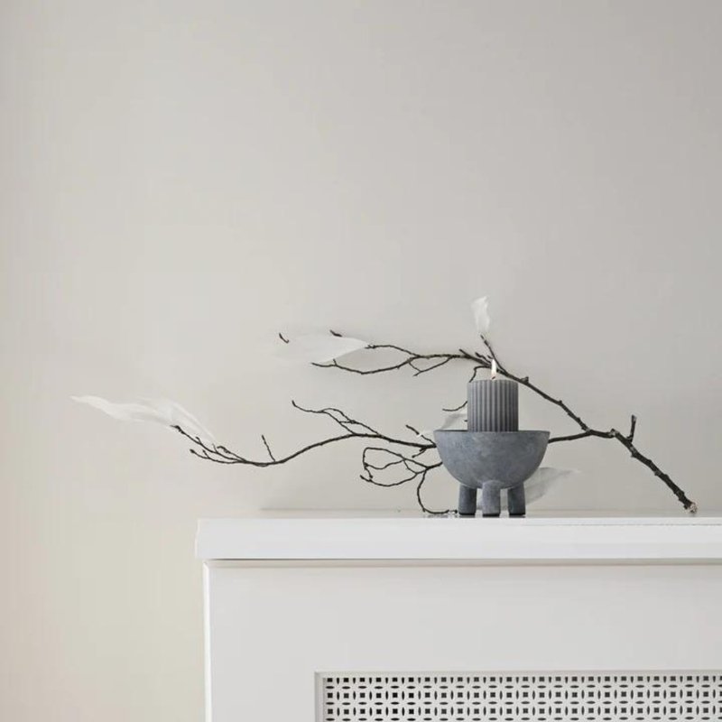 Duck Bowl Mini - 陶 花器 迷你型 - 花瓶/陶器 - 陶 银色