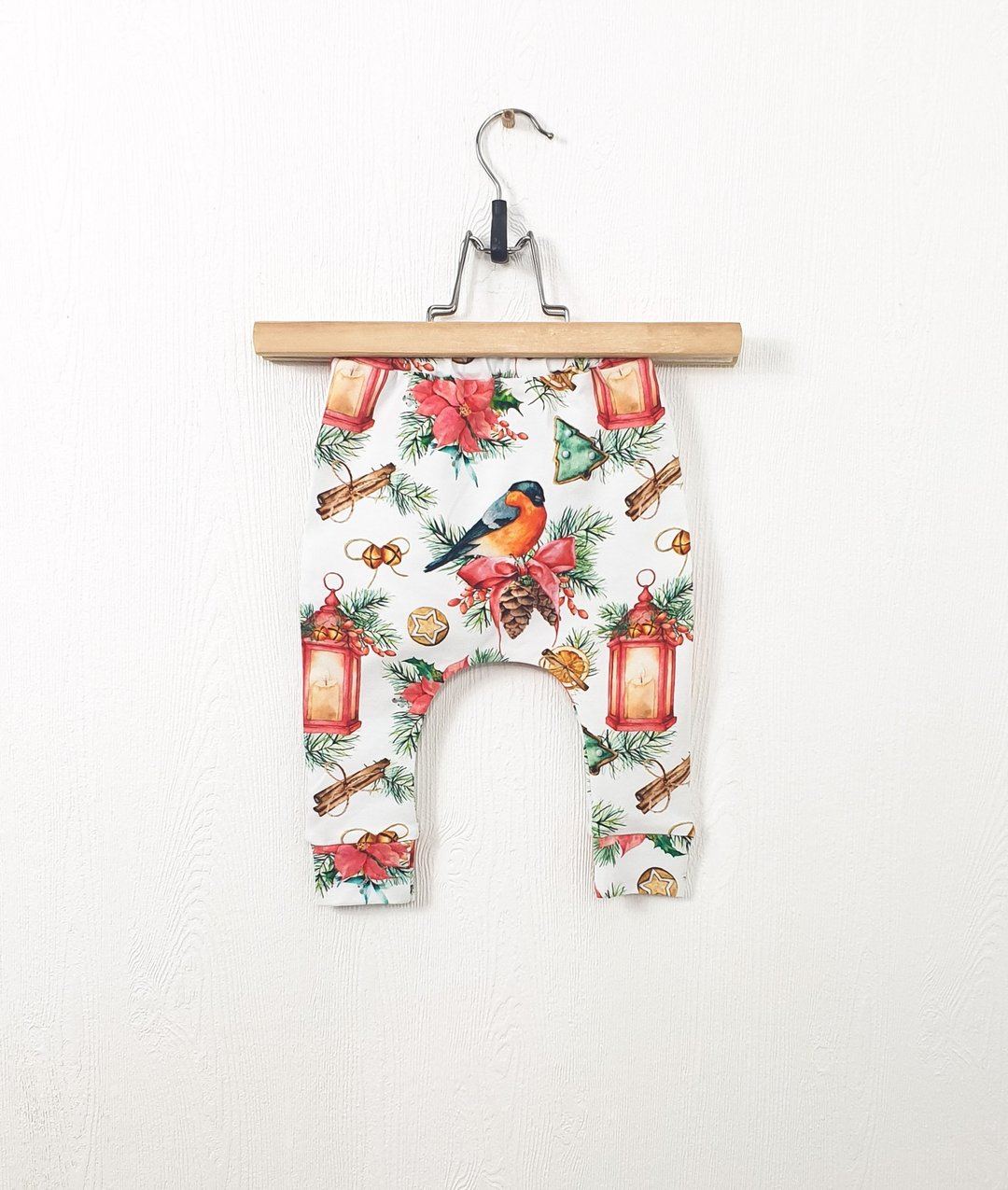 Vintage Merry Christmas baby pants, Holiday baby pants, Xmas baby gift,red pants - 童装裤 - 棉 多色