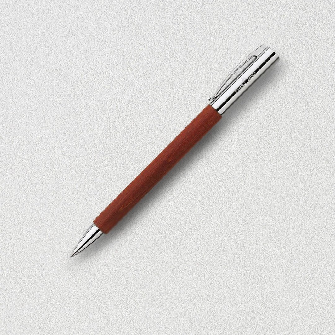 【Faber-Castell】成吉思汗AMBITION天然梨木原子笔 免费刻字 - 圆珠笔/中性笔 - 木头 咖啡色