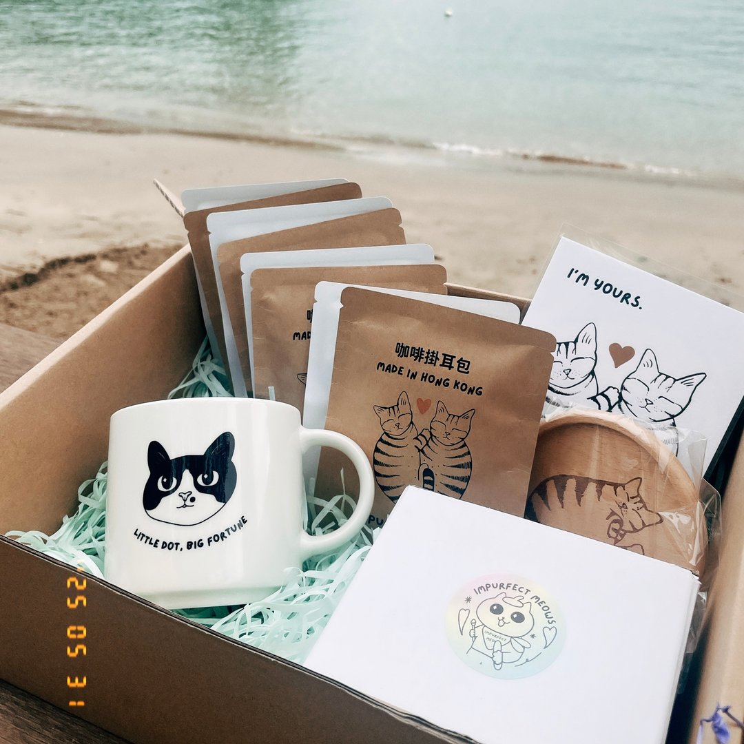 【香港猫咪文创品牌】父亲节咖啡礼盒 - 咖啡 - 其他材质 