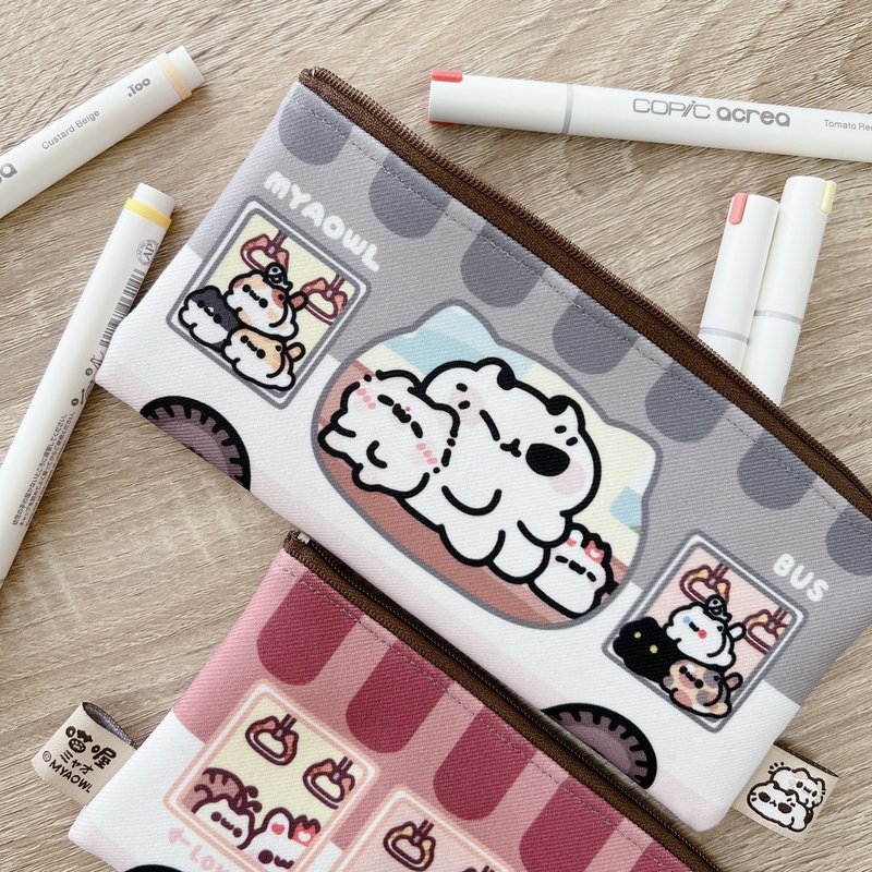 坏喵与毛喵 - 笔袋/办公用品/文具/美术用品/收纳袋 - 铅笔盒/笔袋 - 其他材质 