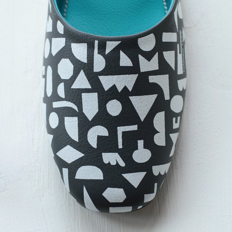 CLOAKROOMS OF .Fuller 室内拖鞋 设计款-几何(蓝) - 室内拖鞋 - 人造皮革 蓝色