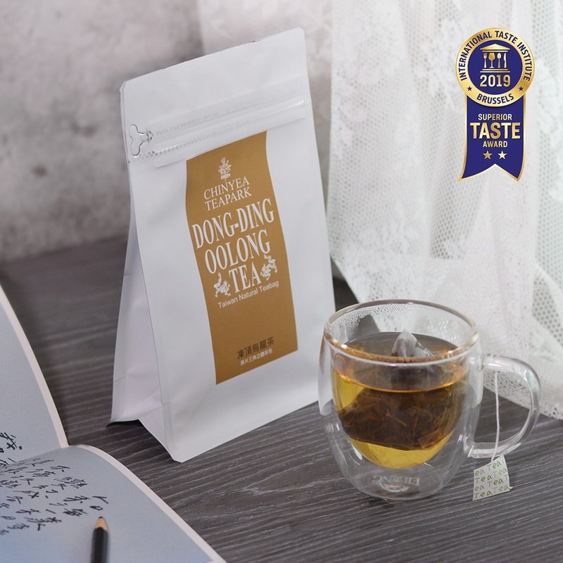 冻顶乌龙茶包 - 甘醇浓香, 台湾传统比赛茶中焙火 - 茶 - 其他金属 蓝色