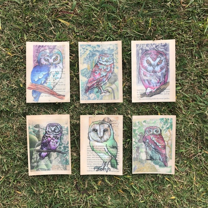 依步流文学之二-明信片套组 - 卡片/明信片 - 纸 卡其色