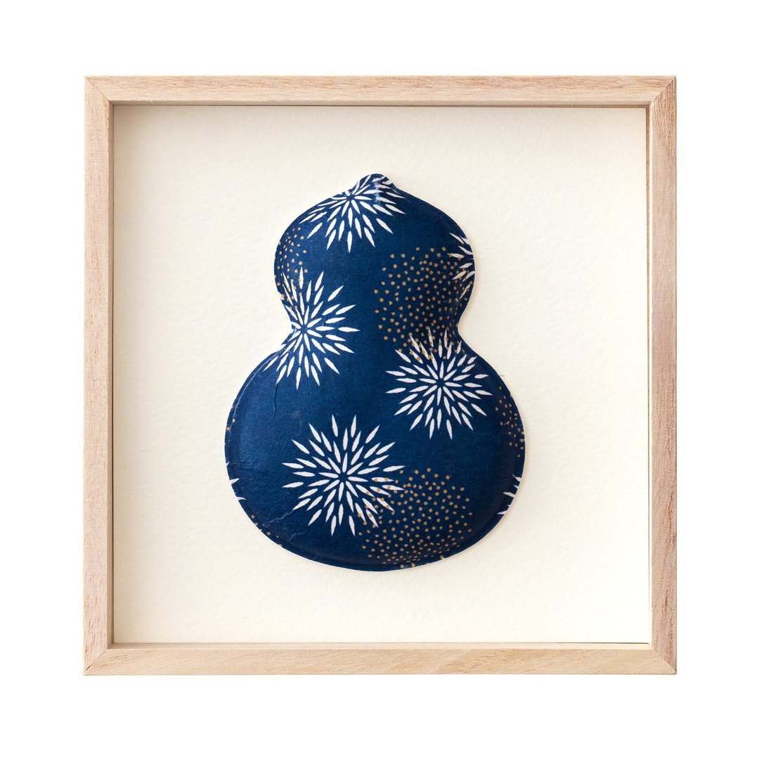 Washi Wall Decoration - Fukura, 1 type of  Fireflower gourd - 墙贴/壁贴 - 纸 