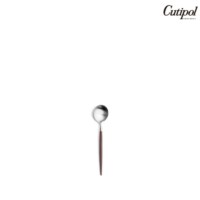 葡萄牙Cutipol GOA系列棕柄12.5cm咖啡匙 - 餐刀/叉/匙组合 - 不锈钢 咖啡色