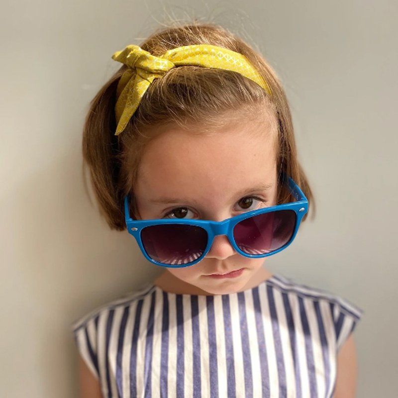 英国Ribbies 儿童蝴蝶结发带-金色几何图形 - 发饰 - 棉．麻 