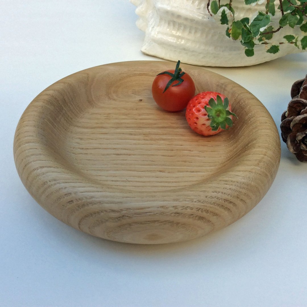 Chestnut tree tray # 471 - 浅碟/小碟子 - 木头 卡其色