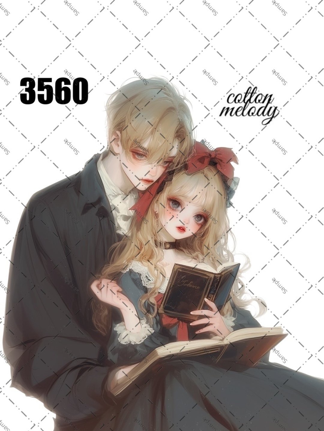original sticker no.3560 人物贴纸 原创贴纸 原创人物贴纸 装饰贴纸 cotton melody - 贴纸 - 纸 