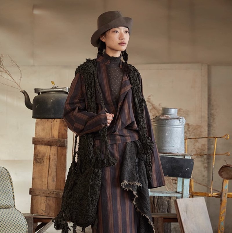 复古文青 别致个性单肩包 - 侧背包/斜挎包 - 其他材质 绿色