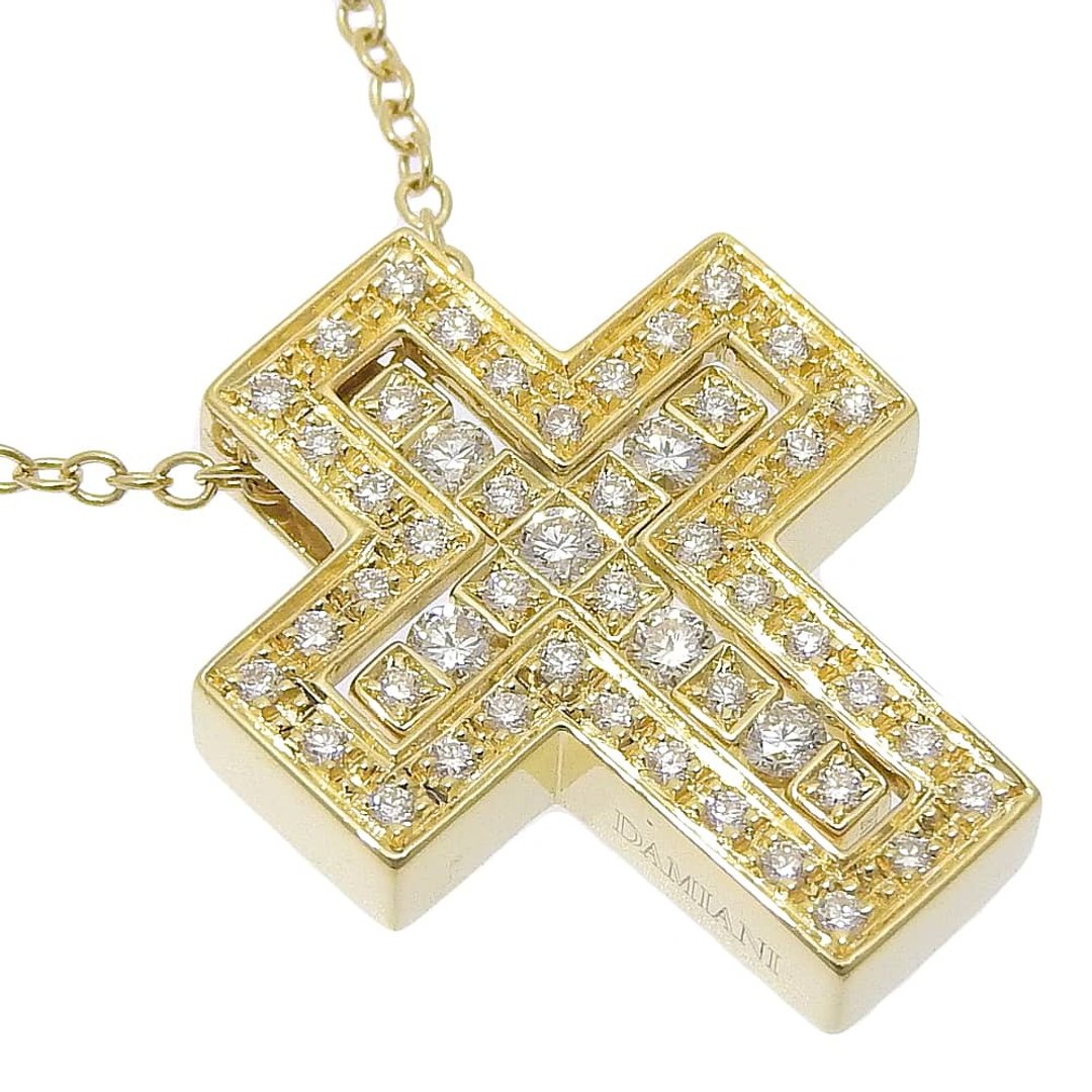【日本直送】Damiani 贝尔艾波克 XS 十字架项链 K18 ગহলું સોનું × 钻石 约 8.1g 中性【二手品】 - 项链 - 贵金属 金色
