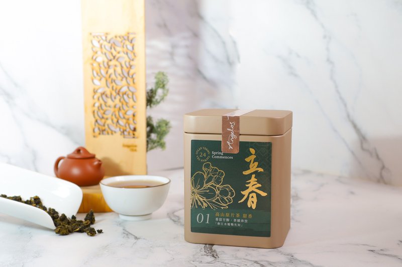 【精致茶叶】立春・高山原片茶丨甜香丨24节气茶系列丨台湾高山茶 - 茶 - 其他材质 