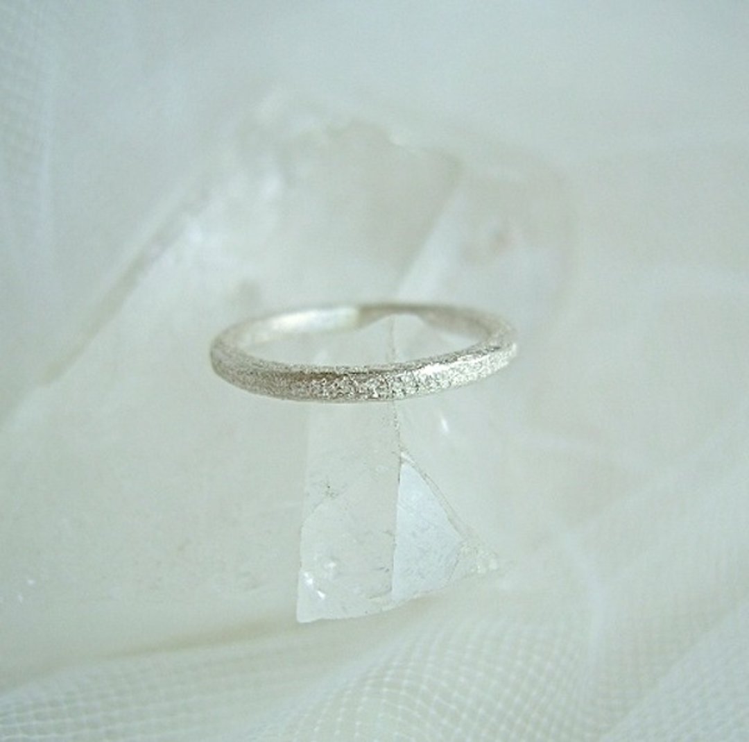 Silver simple ring (2mm) - 戒指 - 银 银色