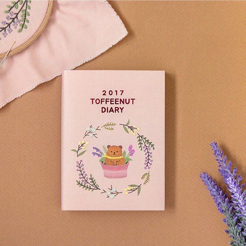 MPL手帐年历-2017太妃熊年历周志V6(时效)-小熊花园,MPL27681 - 笔记本/手帐 - 纸 粉红色