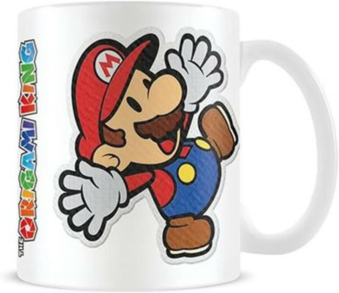 【任天堂】纸片玛利欧 – Paper Mario (Sticker) 英国进口马克杯 - 其他杯子 - 陶 白色