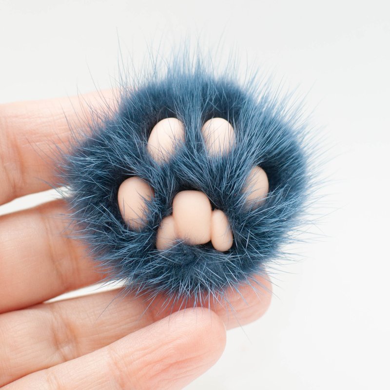 猫爪形状的胸针 - 胸针 - 其他材质 