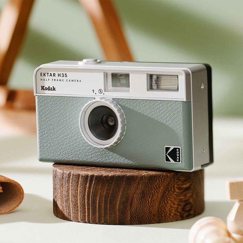 【Kodak 柯达】底片相机 Kodak Ektar H35 绿色 半格机+随机底片 - 相机 - 塑料 绿色
