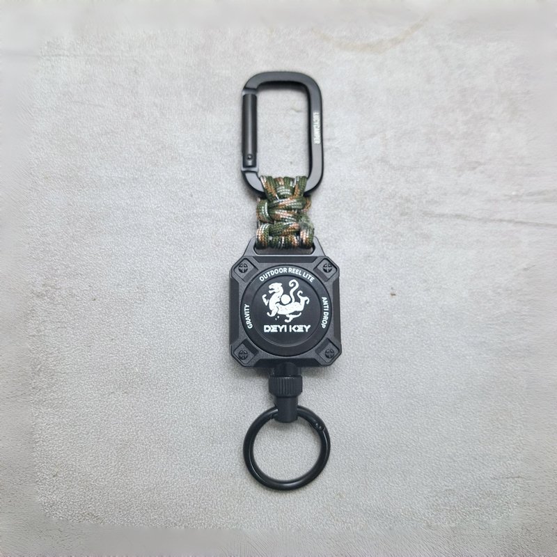 手工 编织 强磁 伸缩扣 易拉扣 钢丝 战术 强拉力  登山扣 钥匙圈 - 挂绳/吊绳 - 其他金属 