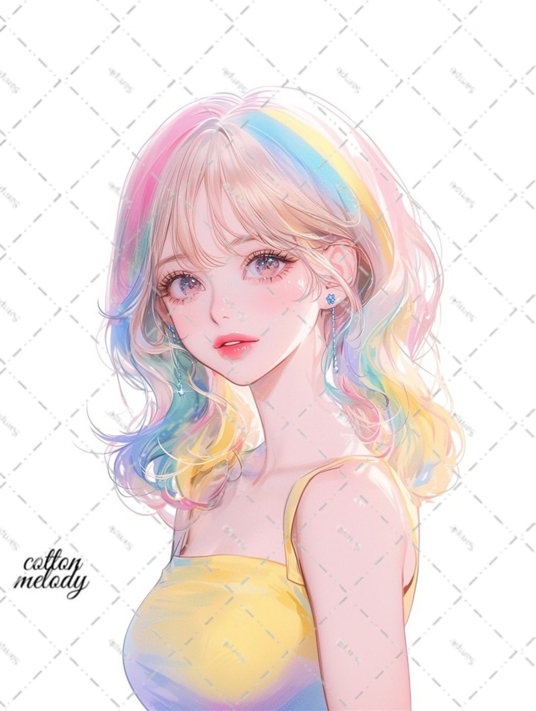 原创贴纸 No.6246 人物贴纸 原创贴纸 人物贴纸 女孩贴纸 原创人物贴纸 - 贴纸 - 纸 